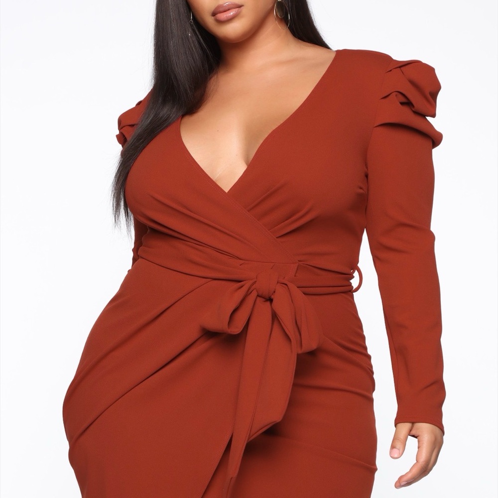 Demure Vix Wrap Dress